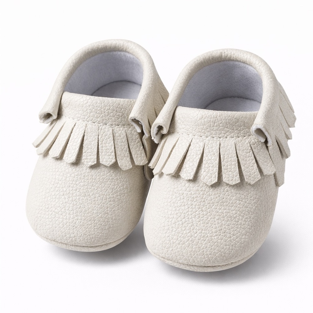 First Steps by Stride Rite Baby Moccasins Fringe Shoes Size 2 (3–6 Months) NWT
